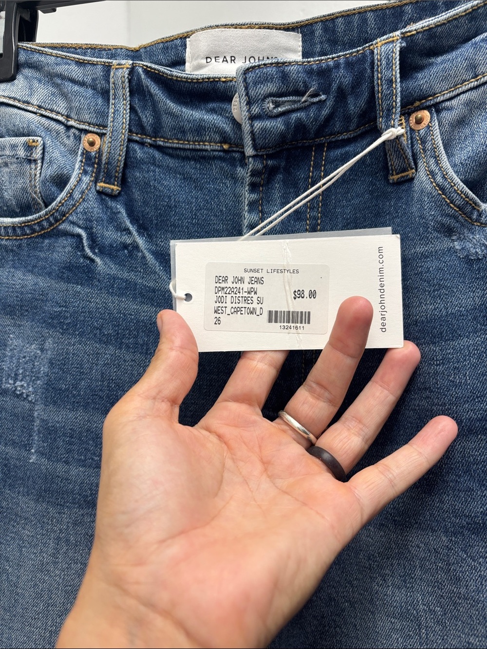 Dear John Jodi Super high rise straight jeans - Picture 2 of 4
